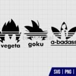 Adidas Vegeta A-badass Goku SVG