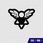 Emblem Deltarune Logo SVG