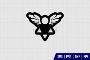 Emblem Deltarune Logo SVG