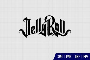 Jelly Roll Logo SVG