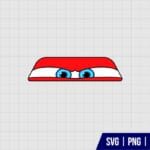 Lightning Mcqueen Eyes SVG