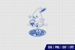 New Jeans Bunny Tokki SVG