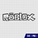 Roblox Logo Font Outline SVG