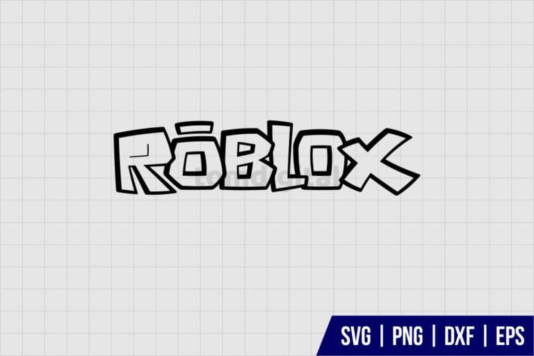 Roblox Logo Font Outline SVG - Gravectory