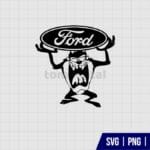 Tasmanian Devil FORD SVG