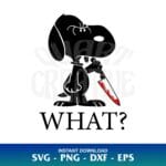 Snoopy What SVG