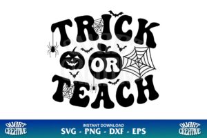 trick or teach svg