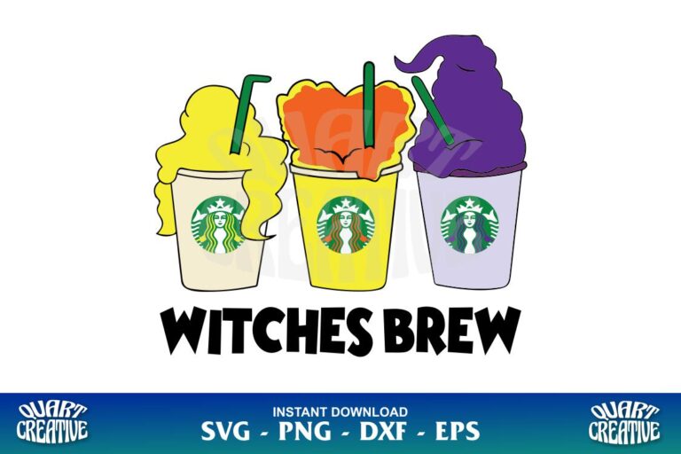 Witches Brew Starbucks SVG Hocus Pocus SVG - Gravectory