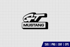 GT Mustang SVG