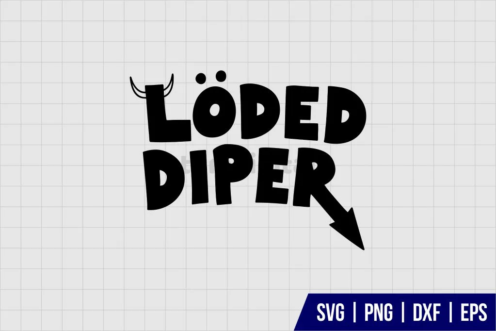 Loded Diper SVG Löded Diper SVG