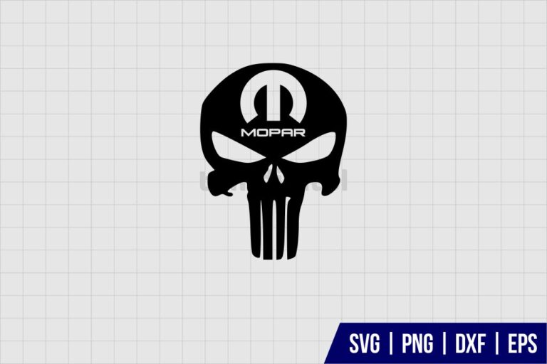 Mopar Skull SVG - Gravectory