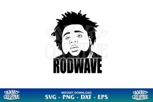 Rod Wave SVG Digital Clipart