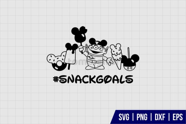 Toy Story Alien Snack Goals SVG - Gravectory