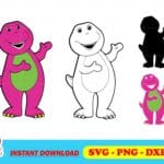 Barney SVG Layered