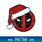 deadpool christmas svg