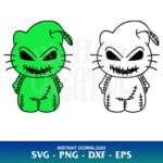 Oogie Boogie Hello Kitty SVG