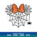 Spider Web Disney Halloween SVG