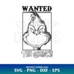 wanted the grinch svg