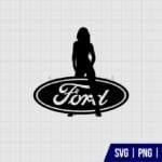 Ford Girl SVG Cut File