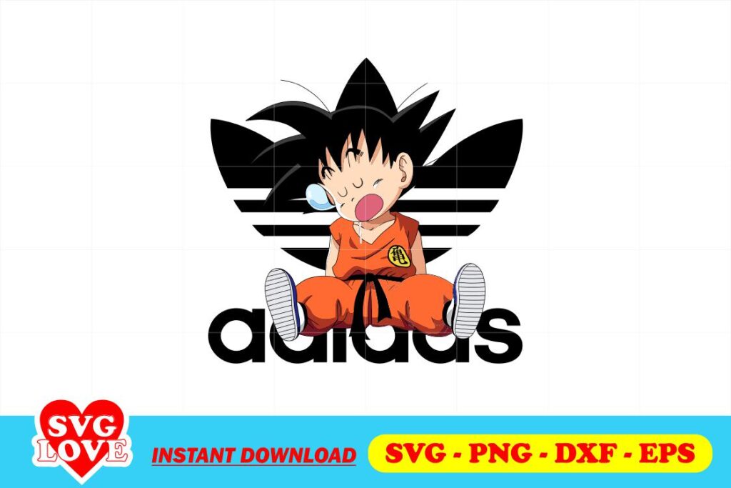 Goku adidas SVG Goku Adidas SVG