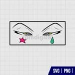 Hisoka HXH Eye SVG Vector