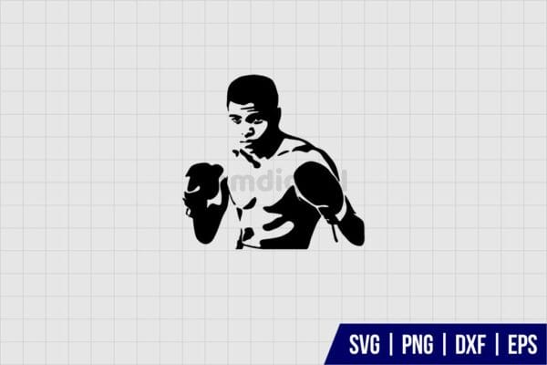 Muhammad Ali SVG Cut File - Gravectory