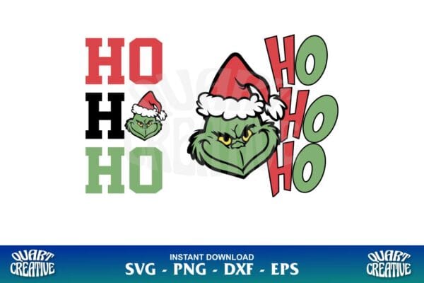 Ho Ho Ho Grinch SVG - Gravectory