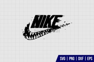 Nike Drip Monster Teeth SVG