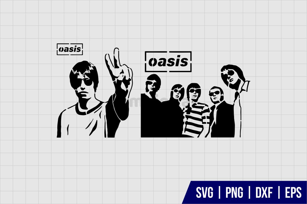 Oasis SVG Silhouette