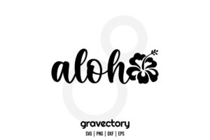 aloha svg free cut file Gravectory
