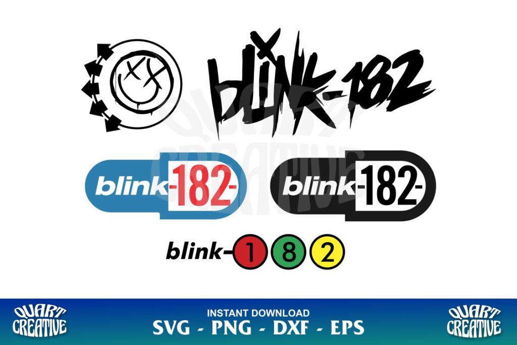 blink 182 logo svg bundle blink 182 Logo SVG Bundle