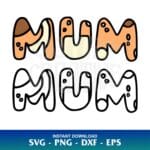 Bluey Mum SVG