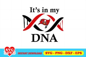 it's in my dna tampa bay buccaneers svg