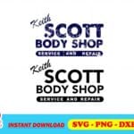 keith scott body shop logo svg