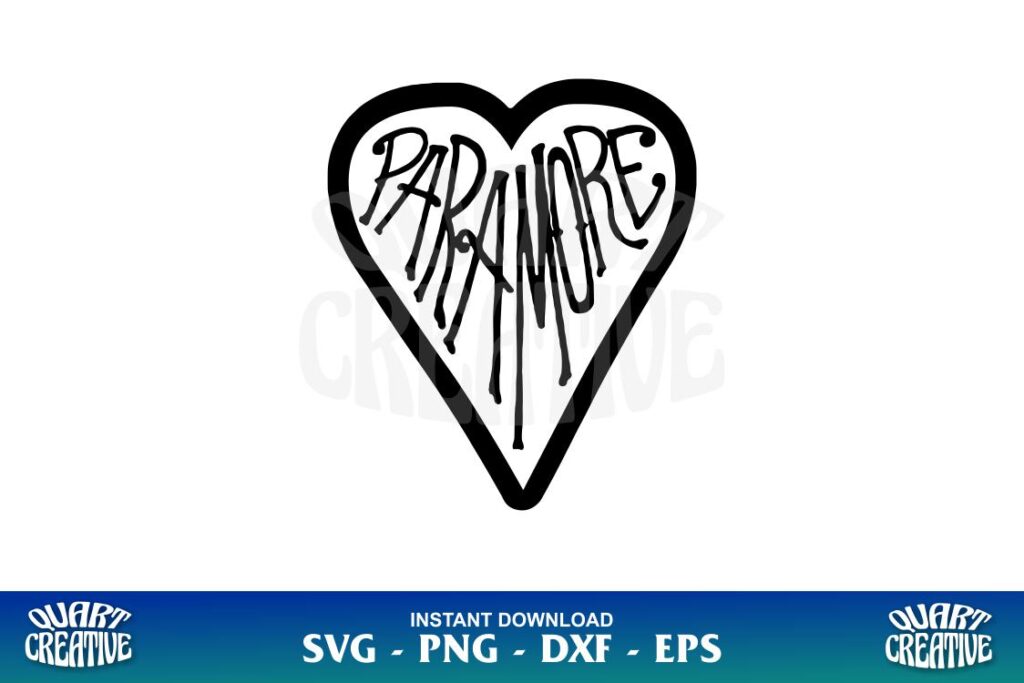 paramore heart logo svg Paramore Heart Logo SVG