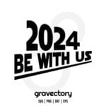 2024 Be With US SVG
