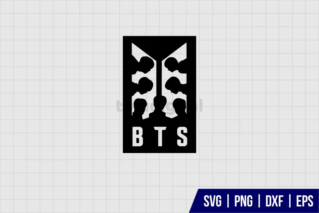 BTS Logo Silhouette SVG