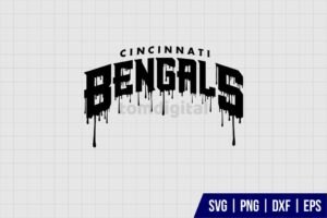 Cincinnati Bengals Drips SVG