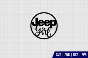 Jeep Girl SVG