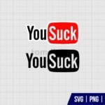Youtube YouSuck Logo Parody SVG