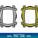 friends frame clipart svg