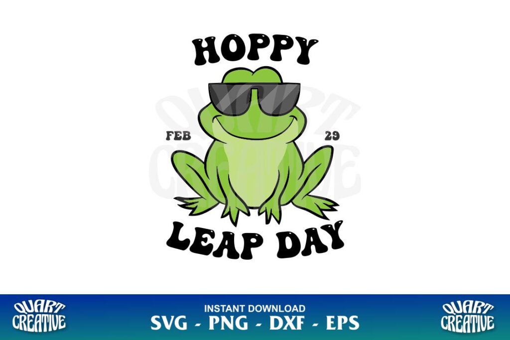 hoppy leap day svg