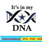 it's in my dna dallas cowboys svg