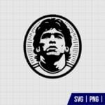 Diego Maradona SVG Cut Files
