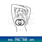 Gucci Body Girl SVG