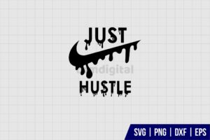 Just Hustle Nike SVG