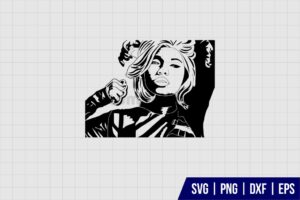 Nicki Minaj Silhouette SVG