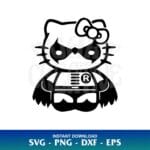 hello kitty robin svg