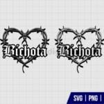 Tattoo Love Bichota SVG