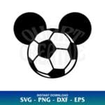 mickey mouse Soccer svg